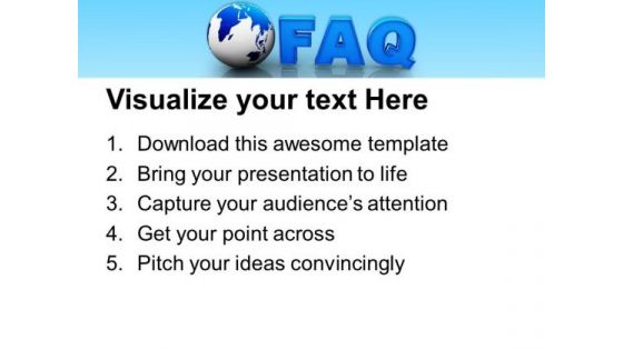 Global Faq Future PowerPoint Templates And PowerPoint Themes 0912