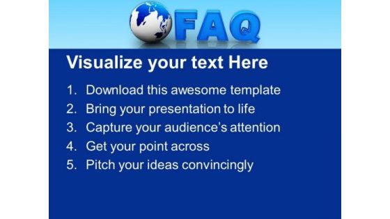 Global Faq Future PowerPoint Templates And PowerPoint Themes 0912