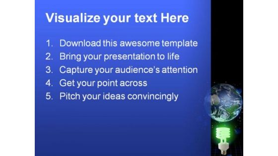 Global Green Idea Technology PowerPoint Templates And PowerPoint Backgrounds 0311