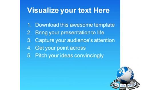 Global Network Internet PowerPoint Templates And PowerPoint Backgrounds 0411