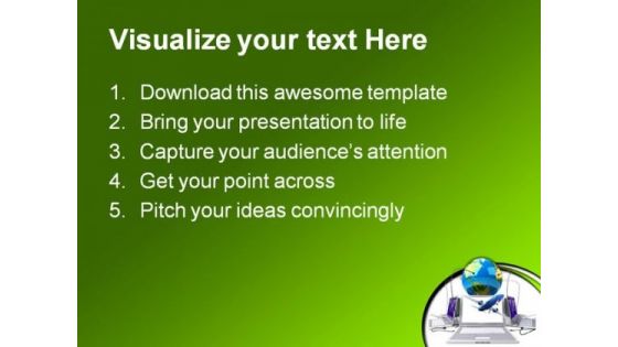 Global Network Internet PowerPoint Templates And PowerPoint Backgrounds 0511