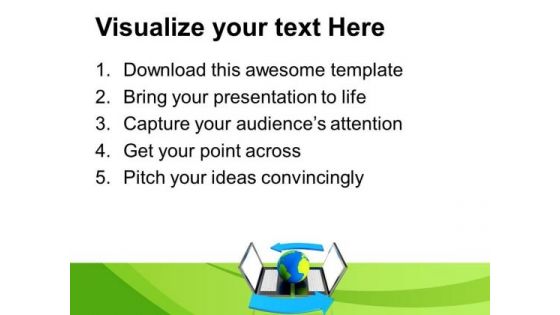 Global Network Internet PowerPoint Templates And PowerPoint Themes 0912