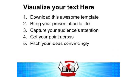 Global Network The Internet Communication PowerPoint Templates And PowerPoint Themes 0812