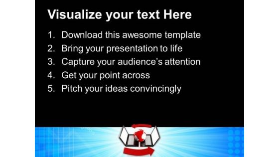 Global Network The Internet Communication PowerPoint Templates And PowerPoint Themes 0812