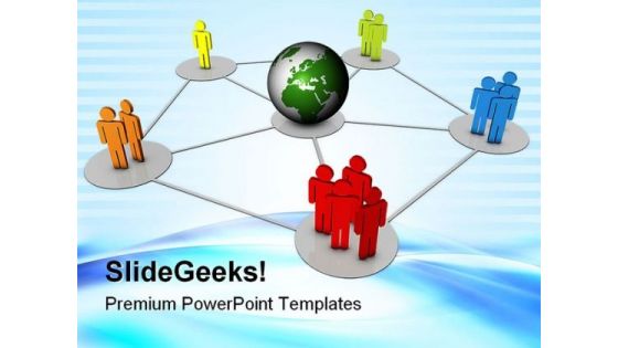 Global Networking02 Communication PowerPoint Themes And PowerPoint Slides 0711