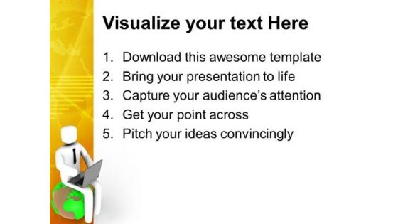 Global Networking Concept PowerPoint Templates Ppt Backgrounds For Slides 0713