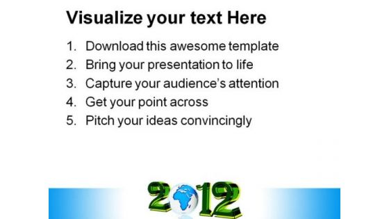 Global New Year Earth PowerPoint Templates And PowerPoint Backgrounds 1011