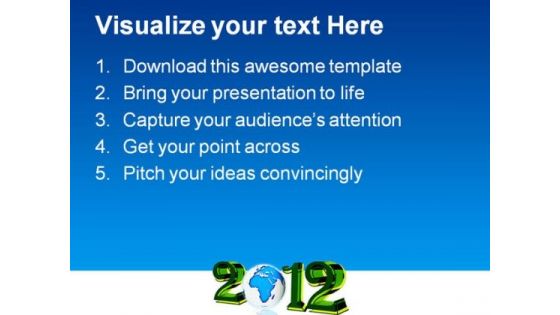 Global New Year Earth PowerPoint Templates And PowerPoint Backgrounds 1011
