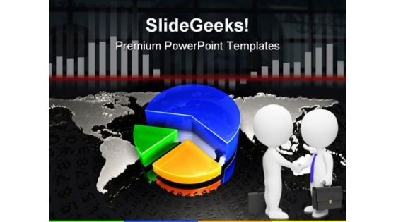 Global Pie Chart Business PowerPoint Themes And PowerPoint Slides 0611
