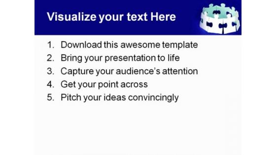 Global Puzzle Communication PowerPoint Themes And PowerPoint Slides 0711