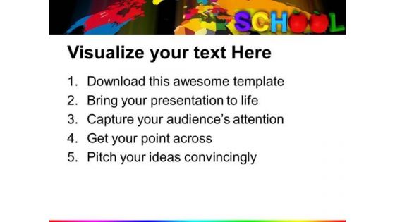 Global School Education PowerPoint Templates And PowerPoint Themes 0612