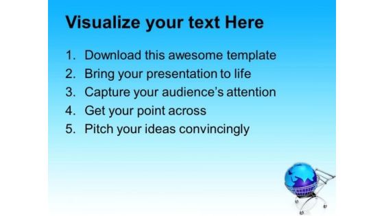 Global Shopping Concept With Shopping PowerPoint Templates Ppt Backgrounds For Slides 0313