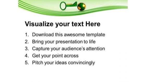Global Success Key Business Concept PowerPoint Templates Ppt Backgrounds For Slides 0313