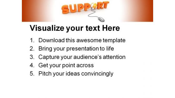 Global Support Communication PowerPoint Templates And PowerPoint Backgrounds 0111