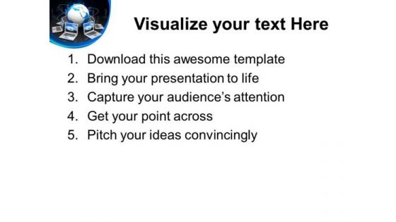 Global Target Computer PowerPoint Templates And PowerPoint Themes 0612