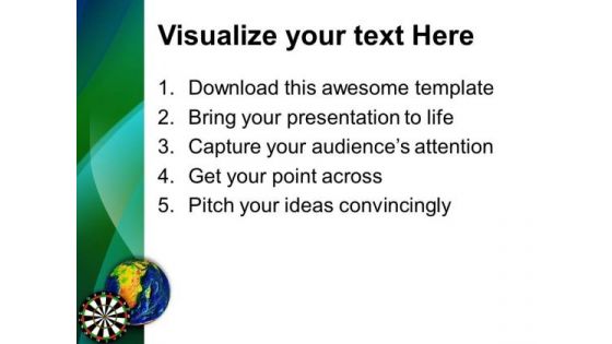 Global Target Strategy Business PowerPoint Templates And PowerPoint Themes 1012