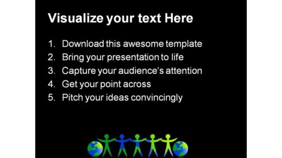 Global Team Leadership PowerPoint Templates And PowerPoint Backgrounds 0611