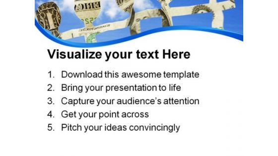 Global Team Money PowerPoint Themes And PowerPoint Slides 0711