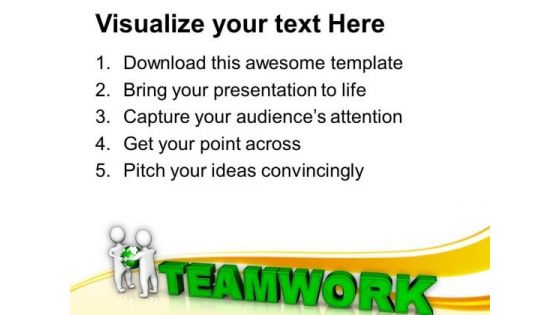 Global Teamwork Concept Image PowerPoint Templates Ppt Backgrounds For Slides 0813