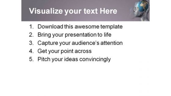 Global Thinking Business PowerPoint Templates And PowerPoint Backgrounds 0811