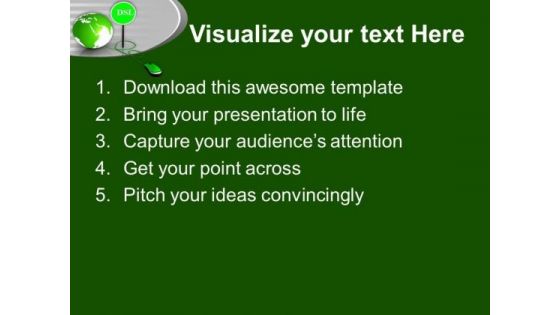 Global Virus Protection By Dsl PowerPoint Templates Ppt Backgrounds For Slides 0313
