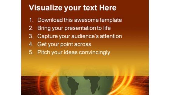 Global Warming Geographical PowerPoint Templates And PowerPoint Backgrounds 0311