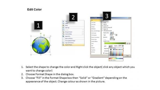 Globe Balanced On Stone PowerPoint Slides And Ppt Diagram Templates