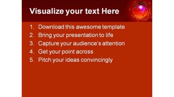 Globe Help PowerPoint Template 0810