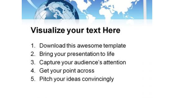 Globe Map Email Internet PowerPoint Templates And PowerPoint Backgrounds 0611
