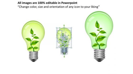 Globes Green Technology Bulb PowerPoint Slides And Ppt Diagram Templates
