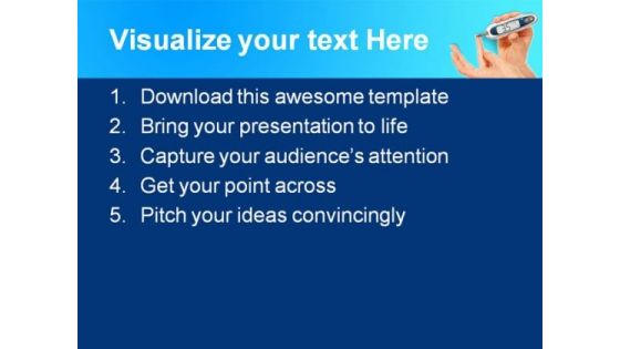 Gluco Measure Medical PowerPoint Themes And PowerPoint Slides 0511