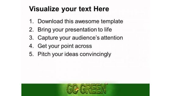 Go Green Nature PowerPoint Templates And PowerPoint Themes 0212