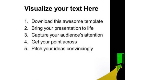 Go On Right Path For Right Solution PowerPoint Templates Ppt Backgrounds For Slides 0413
