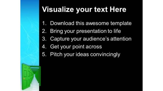 Go Through Your Way Of Success PowerPoint Templates Ppt Backgrounds For Slides 0613