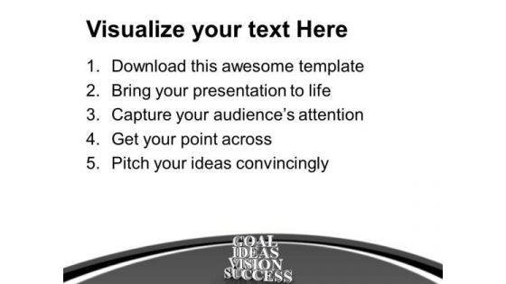 Goal Ideas Vision Success Business Marketing PowerPoint Templates Ppt Backgrounds For Slides 0113