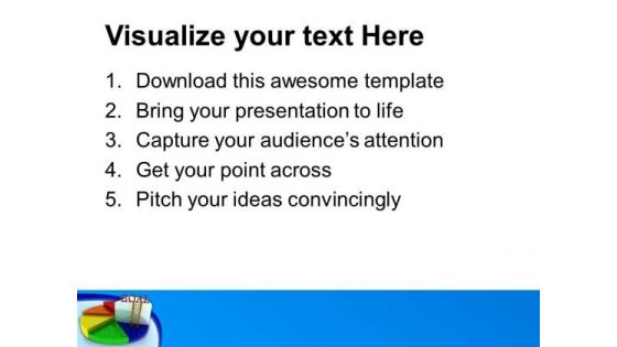 Goal Of Business Depends On Growth Pie Chart PowerPoint Templates Ppt Backgrounds For Slides 0413