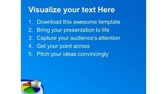 Goal Of Business Depends On Growth Pie Chart PowerPoint Templates Ppt Backgrounds For Slides 0413