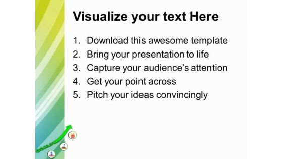 Goals With Arrow Going Upwards Business PowerPoint Templates Ppt Backgrounds For Slides 0413