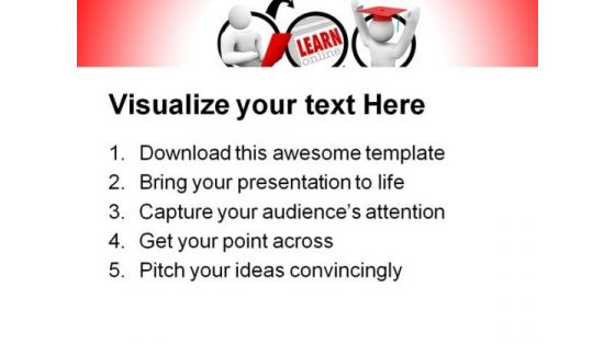 Going Online To Learn Education PowerPoint Themes And PowerPoint Slides 0711