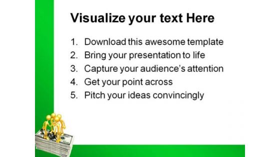 Gold Guys With Money PowerPoint Templates And PowerPoint Backgrounds 0511