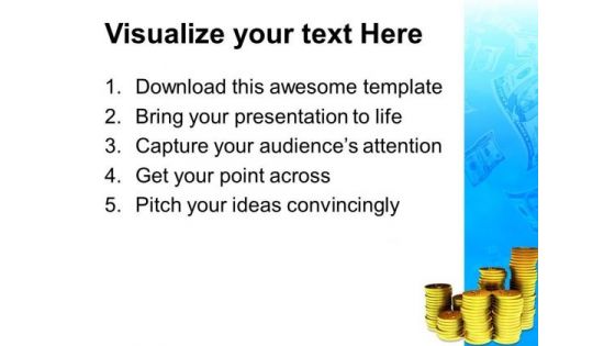 Golden Curency Money PowerPoint Templates And PowerPoint Themes 0812