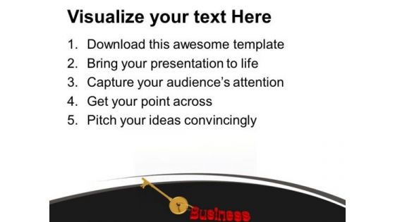 Golden Key To Business PowerPoint Templates Ppt Backgrounds For Slides 0213