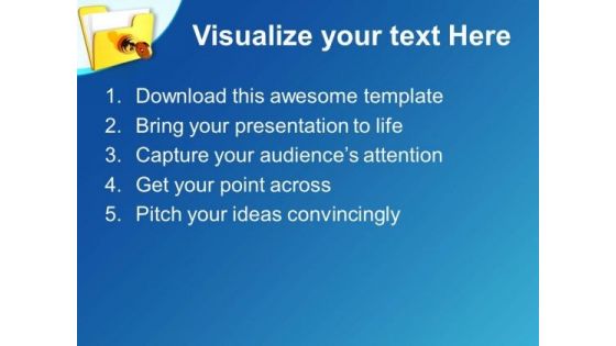 Golden Key To Success And Growth PowerPoint Templates Ppt Backgrounds For Slides 0313