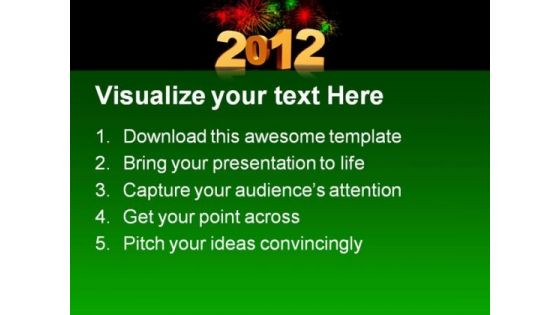 Golden New Year Festival PowerPoint Templates And PowerPoint Backgrounds 1011