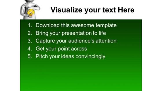 Golden Puzzle Hovering Between Hands PowerPoint Templates Ppt Backgrounds For Slides 0813