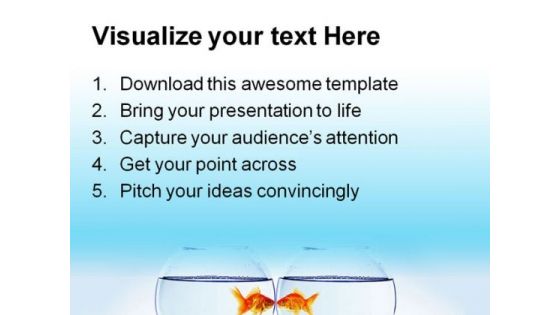 Goldfish And Aquarium Animals PowerPoint Templates And PowerPoint Backgrounds 0311