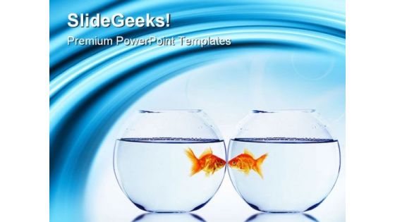 Goldfish And Aquarium Animals PowerPoint Templates And PowerPoint Backgrounds 0311