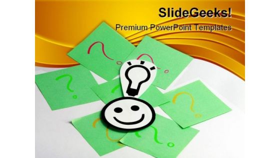 Good Idea01 Business PowerPoint Templates And PowerPoint Backgrounds 0211