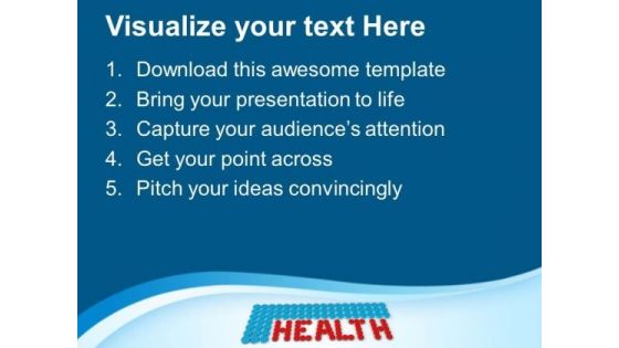 Good Nutrition Makes Health Is Wealth PowerPoint Templates Ppt Backgrounds For Slides 0313
