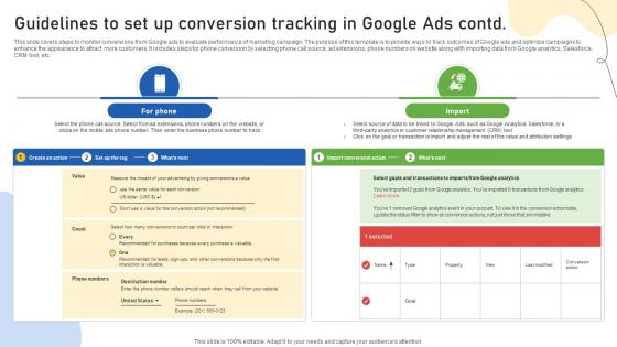 Google Ads Categories Guidelines To Set Up Conversion Tracking In Google Ads MKT SS V